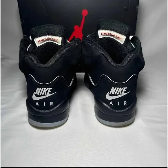 Size 5 - Nike Air Jordan 5 Retro OG GS Black Metallic Reimagined Men's Shoes